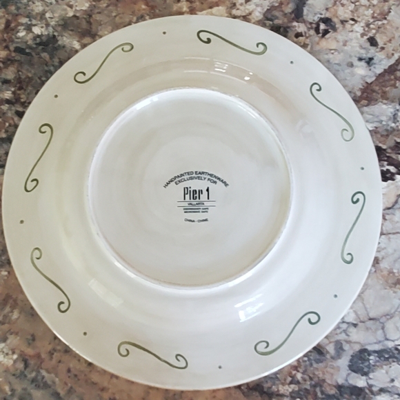 Pier 1 Vallarta 13 in Platter - Picture 2 of 2